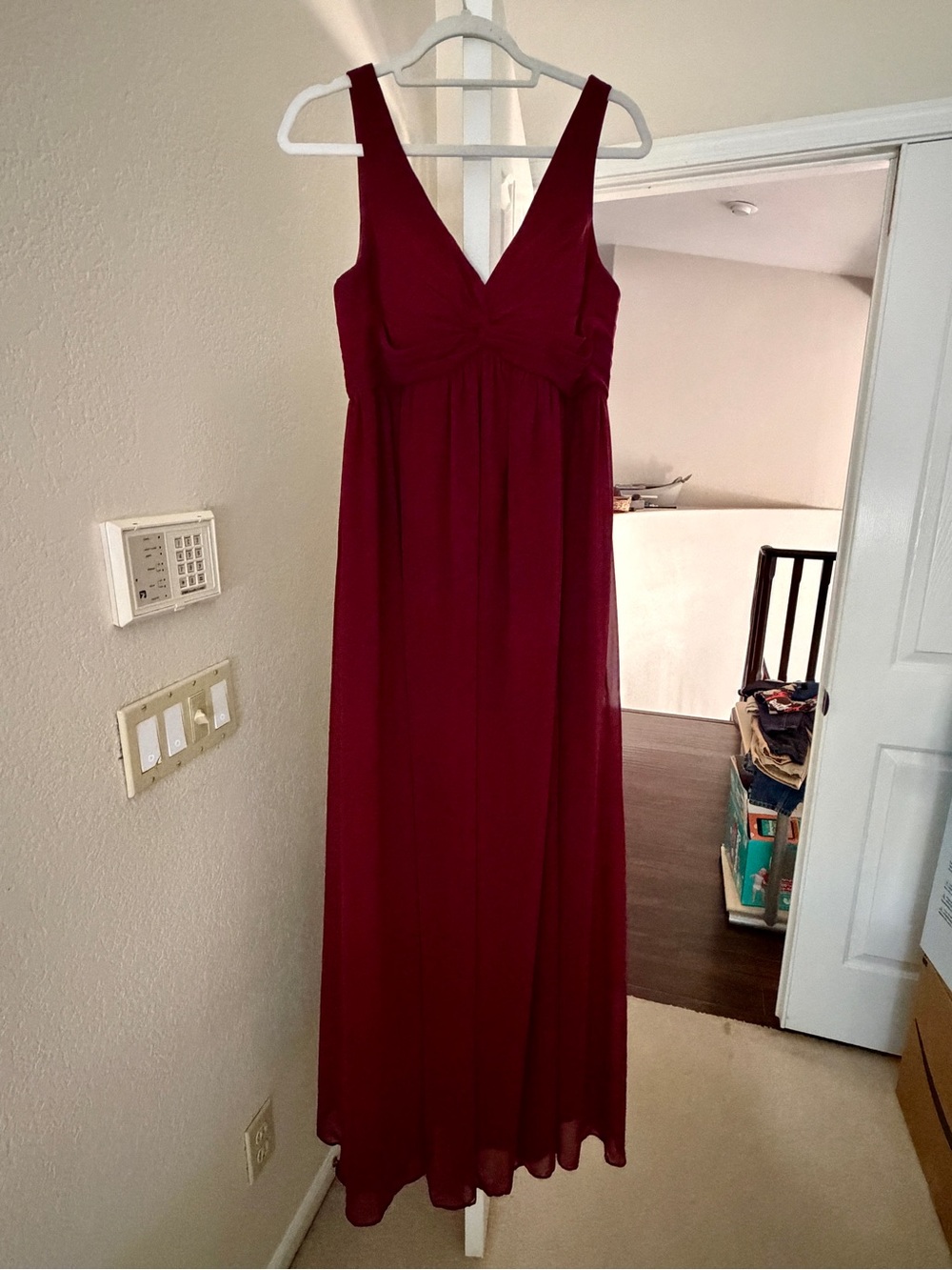 Azazie Cabernet Maternity Bridesmaid Dress